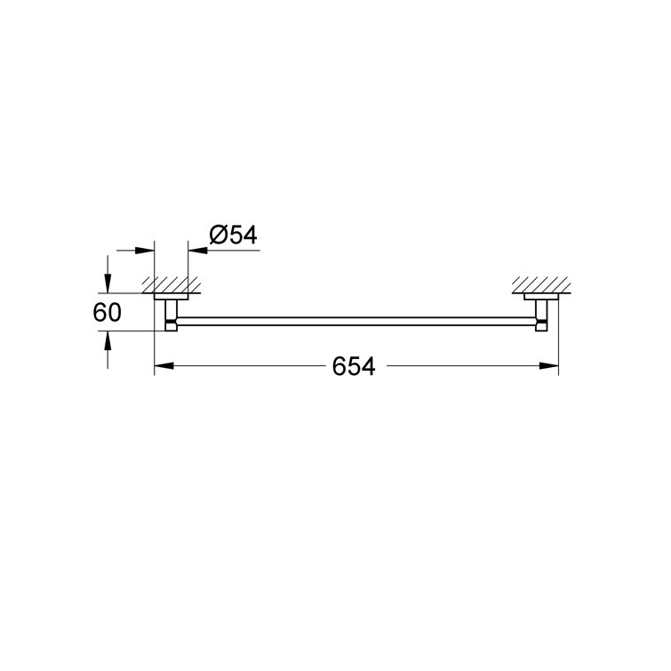 GROHE Essentials Towel Rail (600mm) Wayfair.co.uk